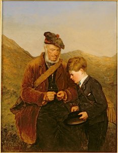 意欲的な生徒、1878 作： Erskine Nicol